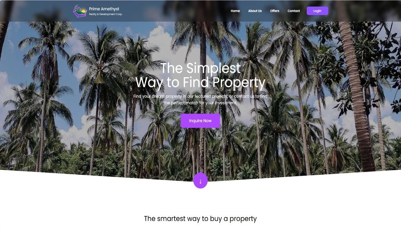 Prime Amethyst Real Estate Platform