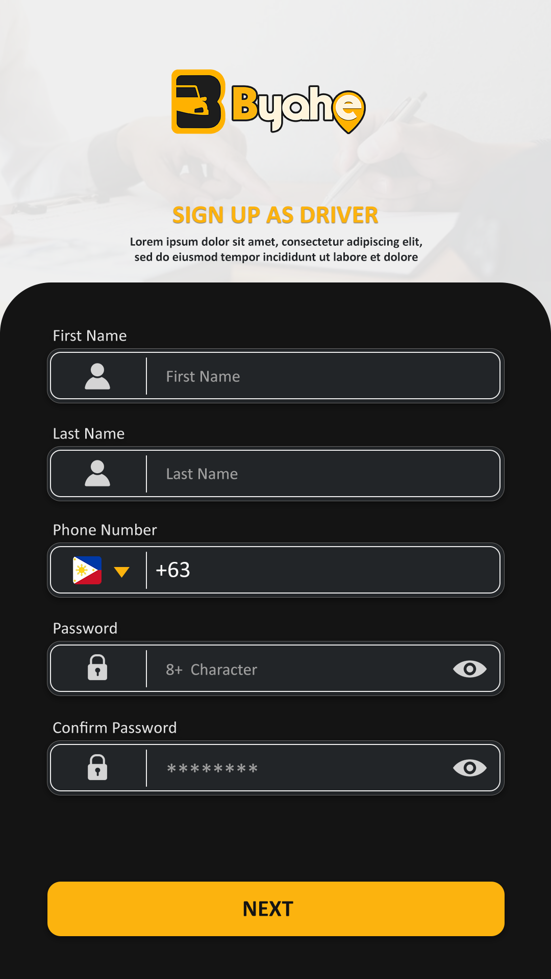 Mobile app screenshot 3